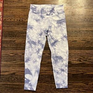 Offline tie dye moto leggings